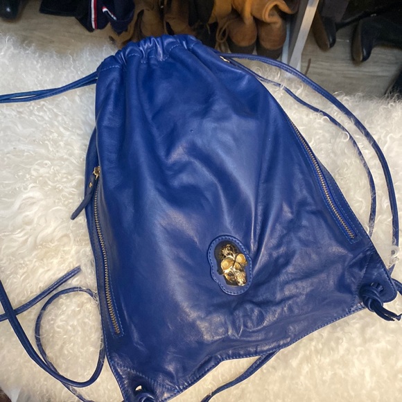 Genuine leather hand crafted one of a kind prison art backpack. - Picture 1 of 10